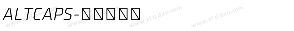 ALTCAPS字体转换