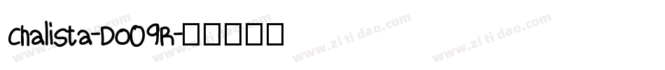 Chalista-DO09R字体转换