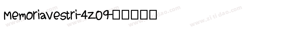 MemoriaVestri-4Z09字体转换