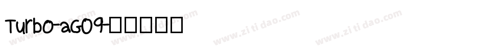 Turbo-aG09字体转换