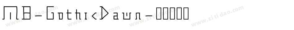 MB-GothicDawn字体转换