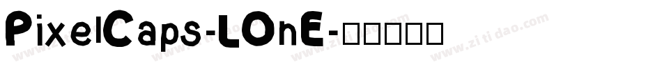 PixelCaps-LOnE字体转换