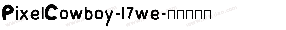 PixelCowboy-l7we字体转换