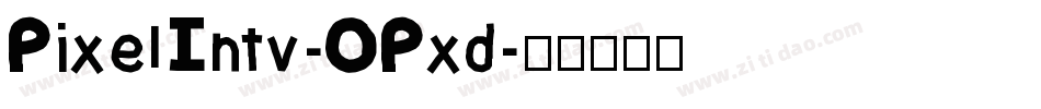 PixelIntv-OPxd字体转换
