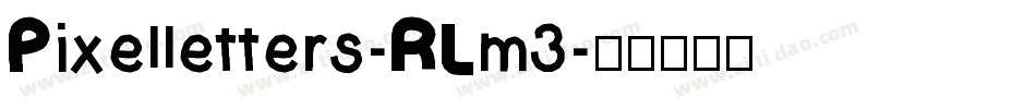 Pixelletters-RLm3字体转换