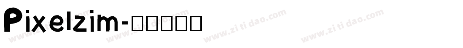 Pixelzim字体转换