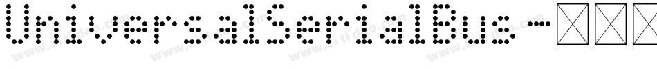 UniversalSerialBus字体转换