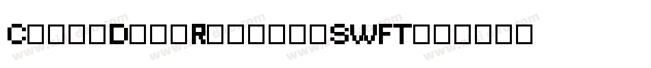 ChalkDustRegularSWFT字体转换
