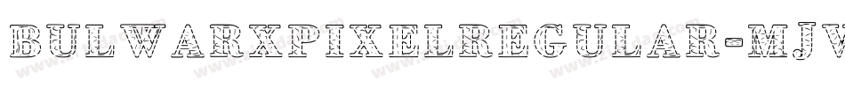 BulwarxPixelRegular-Mjvr字体转换