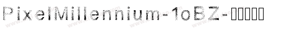 PixelMillennium-1oBZ字体转换