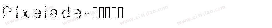 Pixelade字体转换