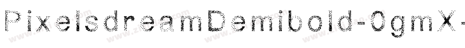 PixelsdreamDemibold-0gmX字体转换