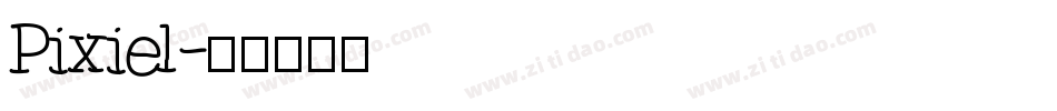 Pixiel字体转换