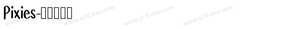 Pixies字体转换