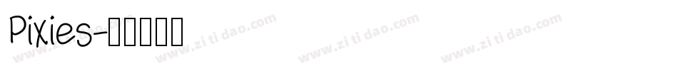 Pixies字体转换