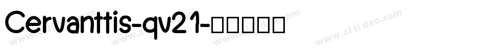 Cervanttis-qv21字体转换