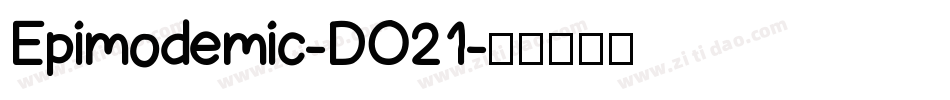 Epimodemic-DO21字体转换
