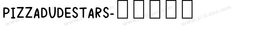 PIZZADUDESTARS字体转换