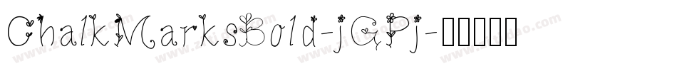 ChalkMarksBold-jGPj字体转换