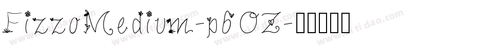 FizzoMedium-p6OZ字体转换