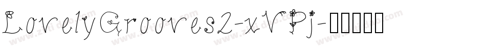 LovelyGrooves2-xVPj字体转换