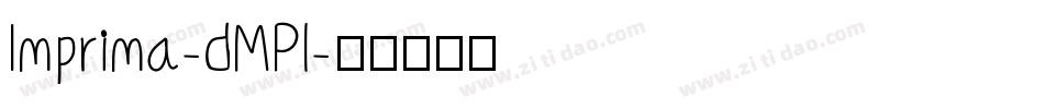 Imprima-dMPl字体转换
