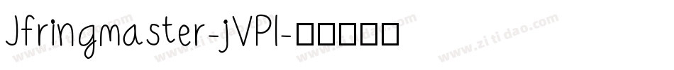 Jfringmaster-jVPl字体转换
