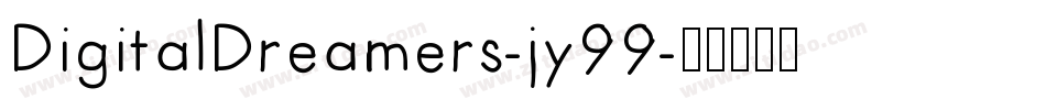 DigitalDreamers-jy99字体转换