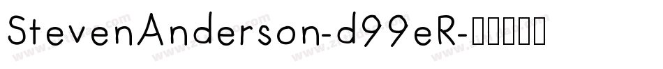 StevenAnderson-d99eR字体转换