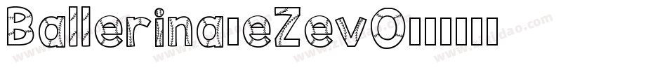 Ballerina-eZevO字体转换