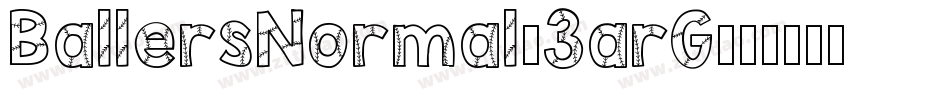 BallersNormal-3arG字体转换
