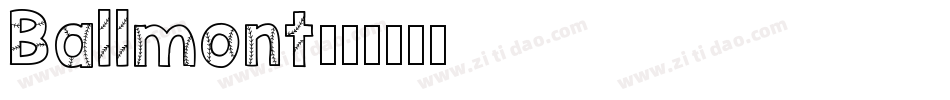 Ballmont字体转换
