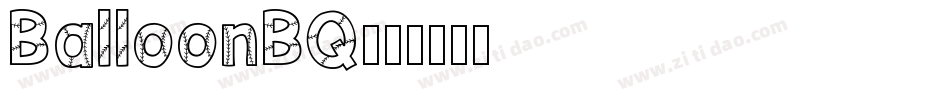 BalloonBQ字体转换