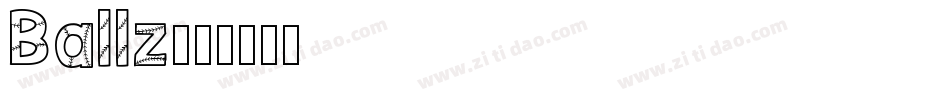 Ballz字体转换