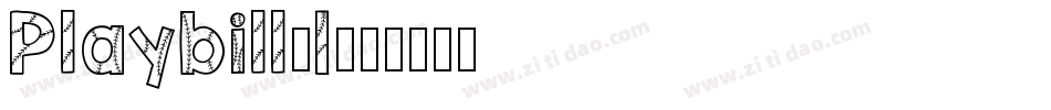 Playbill-1字体转换
