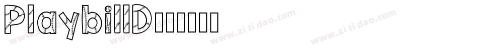 PlaybillD字体转换