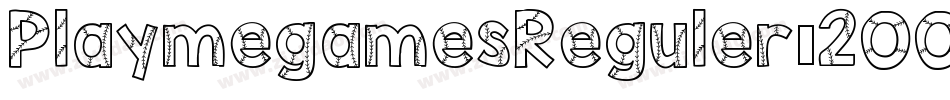 PlaymegamesReguler-2OOee字体转换