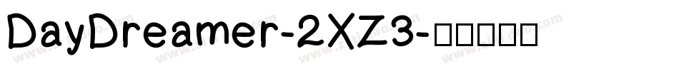 DayDreamer-2XZ3字体转换