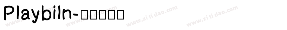 Playbiln字体转换