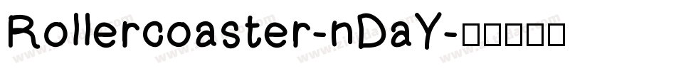 Rollercoaster-nDaY字体转换