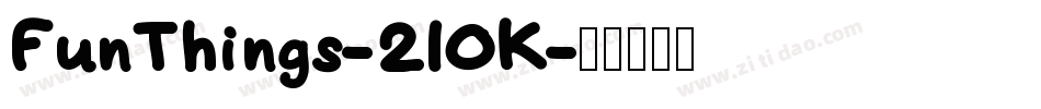 FunThings-2lOK字体转换