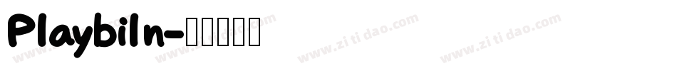 Playbiln字体转换
