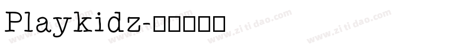 Playkidz字体转换