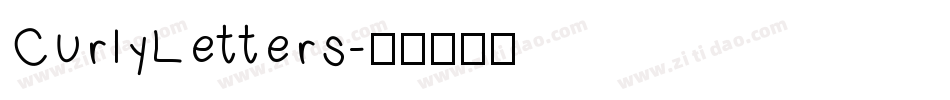 CurlyLetters字体转换
