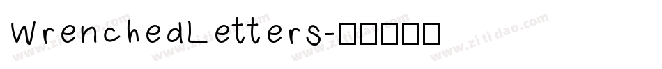 WrenchedLetters字体转换