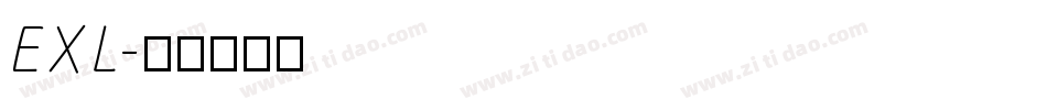 EXL字体转换