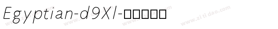 Egyptian-d9Xl字体转换