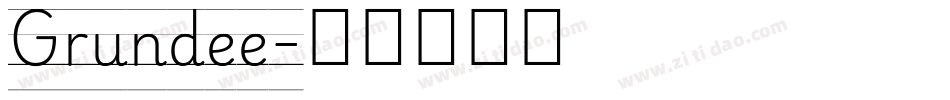 Grundee字体转换