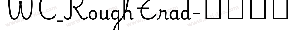 WC_RoughTrad字体转换