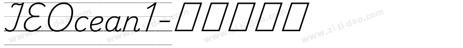 IEOcean1字体转换